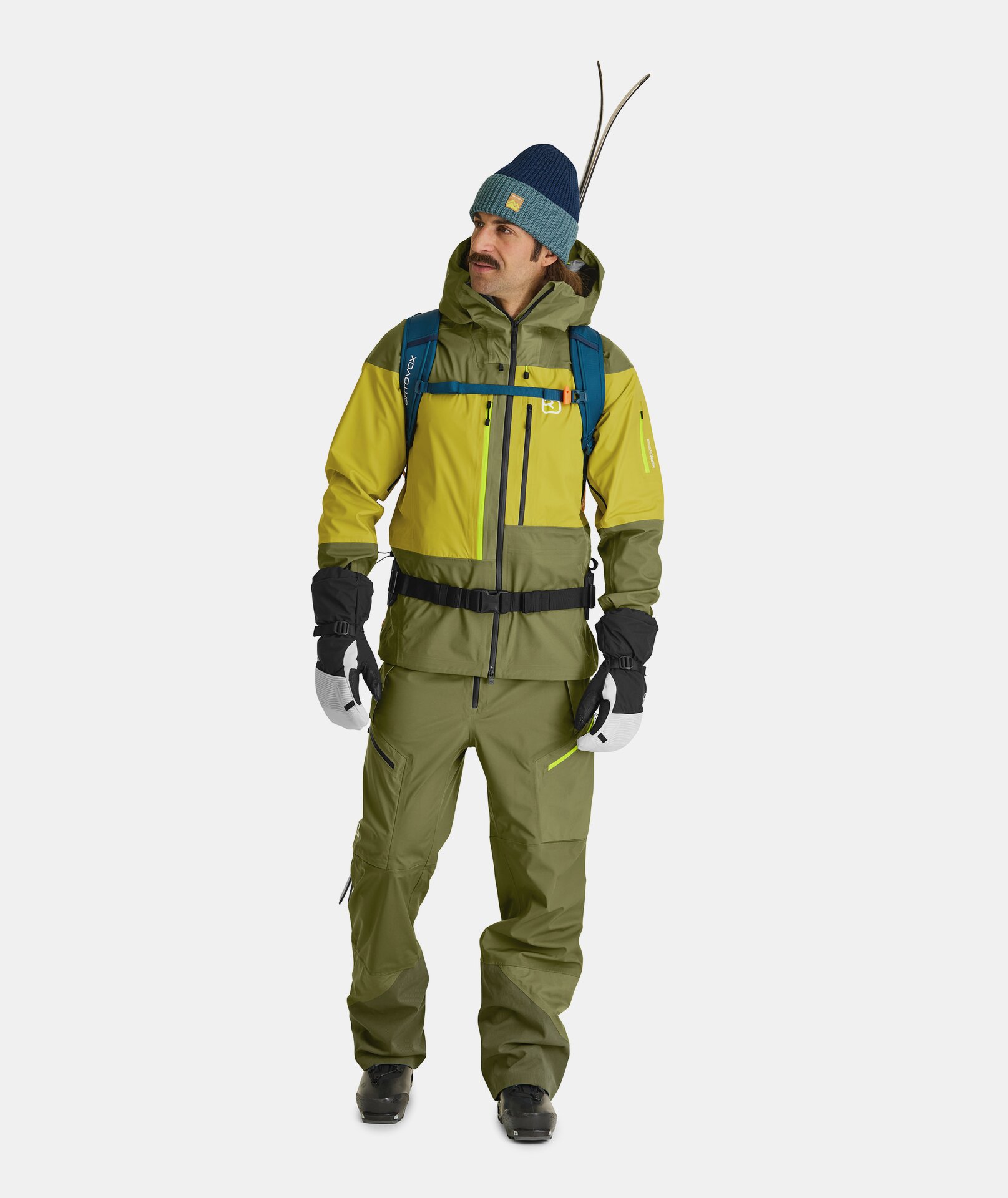 Ortovox 3l guardian shell jacket m black raven 2025